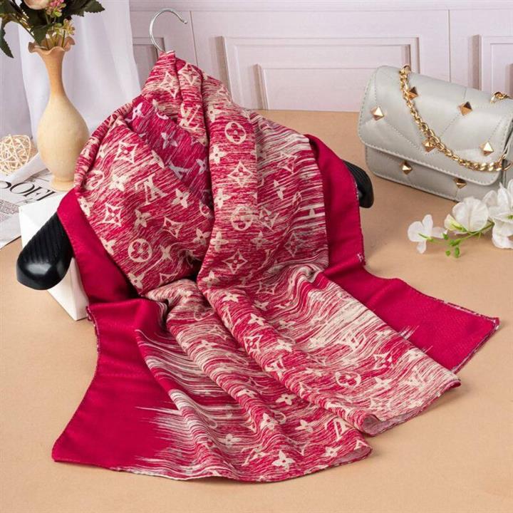 شال نخی چاپی 4 رنگ سال،قواره  75×2، مناسب چهارفصل